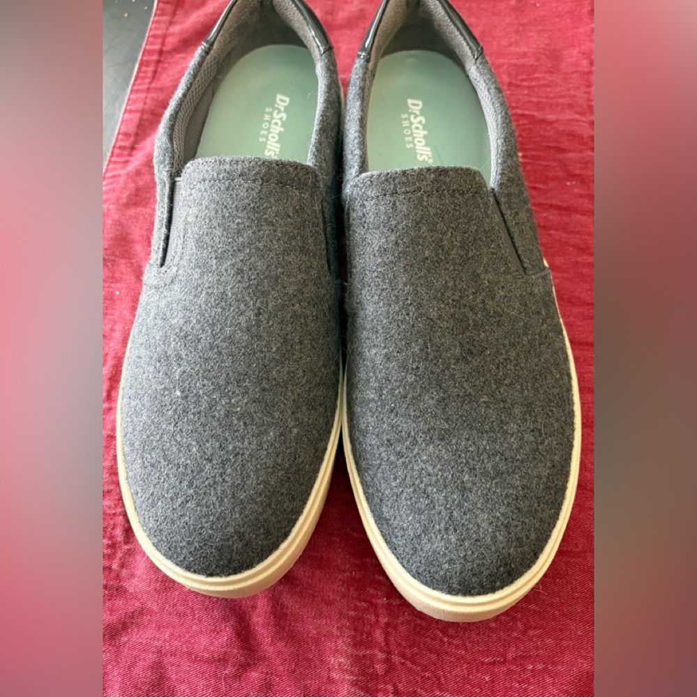 Dr. Scholl's Women’s Charcoal Slip-On Loafers 9.5
